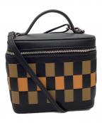 VASICヴァジック）の古着「バニティバッグ」｜ブラウン