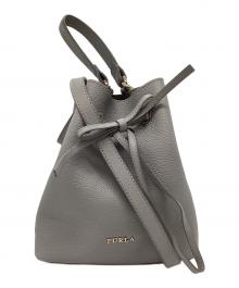 FURLA（フルラ）の古着「巾着2WAYショルダーバッグ　コンスタンザ」｜グレー