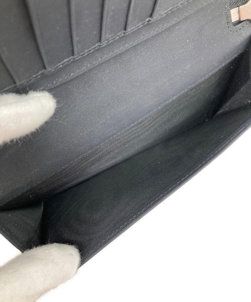 GUCCI（グッチ）GUCCI (グッチ) ラウンドジップ ロングウォレット ブラックの古着・服飾アイテム