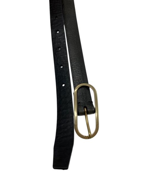 PT TORINO（ピーティートリノ）PT TORINO (ピーティートリノ) メタルバックルナローベルト ブラック サイズ:100/115の古着・服飾アイテム
