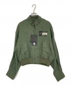 UNDERCOVERアンダーカバー）の古着「リネンブルゾン」｜グリーン