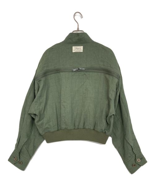UNDERCOVER（アンダーカバー）UNDERCOVER (アンダーカバー) リネンブルゾン グリーン サイズ:1の古着・服飾アイテム