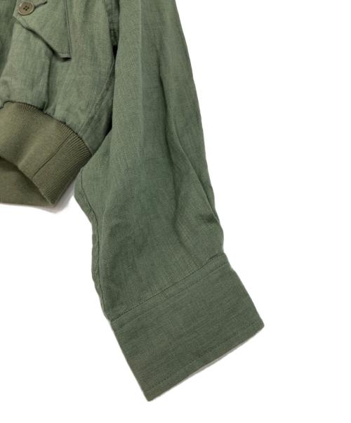 UNDERCOVER（アンダーカバー）UNDERCOVER (アンダーカバー) リネンブルゾン グリーン サイズ:1の古着・服飾アイテム