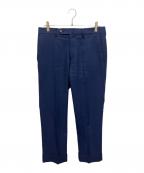 MACKINTOSH PHILOSOPHYマッキントッシュ フィロソフィー）の古着「TROTTER/トロッタートラウザーズ　スラックス　タックパンツ」｜ネイビー