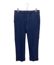 MACKINTOSH PHILOSOPHY（マッキントッシュ フィロソフィー）の古着「TROTTER/トロッタートラウザーズ　スラックス　タックパンツ」｜ネイビー