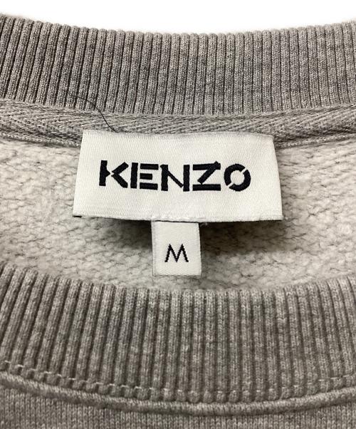 KENZO（ケンゾー）KENZO (ケンゾー) アルファベットパターンクルーネック グレー サイズ:Mの古着・服飾アイテム