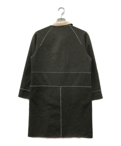 FENDI JEANS（フェンディ ジーンズ）FENDI JEANS (フェンディ ジーンズ) ウールコート オリーブ サイズ:40の古着・服飾アイテム