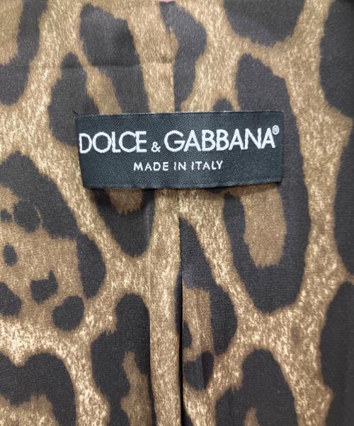 DOLCE & GABBANA（ドルチェ＆ガッバーナ）DOLCE & GABBANA (ドルチェ＆ガッバーナ) ウールコート ピンク サイズ:40の古着・服飾アイテム