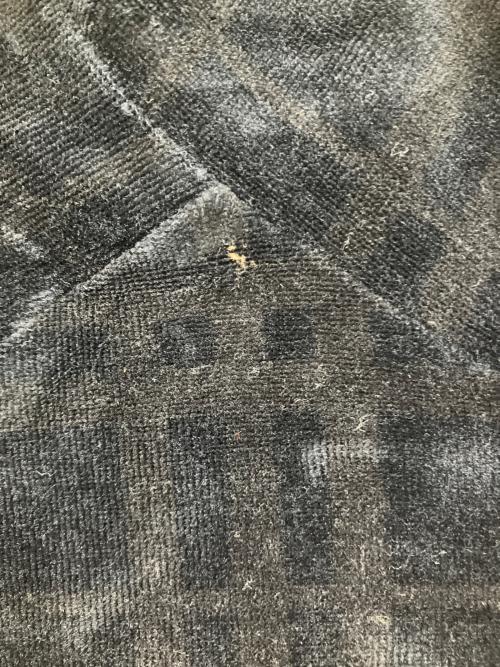 BURBERRY BLACK LABEL（バーバリーブラックレーベル）BURBERRY BLACK LABEL (バーバリーブラックレーベル) ベロアトラックジャケット ブラック サイズ:2の古着・服飾アイテム