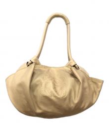 LOEWE（ロエベ）の古着「アナグラムハンドバッグ」｜シャンパンゴールド
