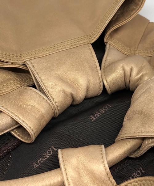 LOEWE（ロエベ）LOEWE (ロエベ) アナグラムハンドバッグ シャンパンゴールド サイズ:下記参照の古着・服飾アイテム