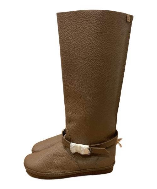 koos（コース）koos (コース) ロングブーツ ブラウン サイズ:37の古着・服飾アイテム