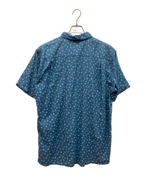 Patagonia（パタゴニア）Patagonia (パタゴニア) Back Step S/S Shirt（バック ステップ シャツ） ブルー サイズ:Lの古着・服飾アイテム