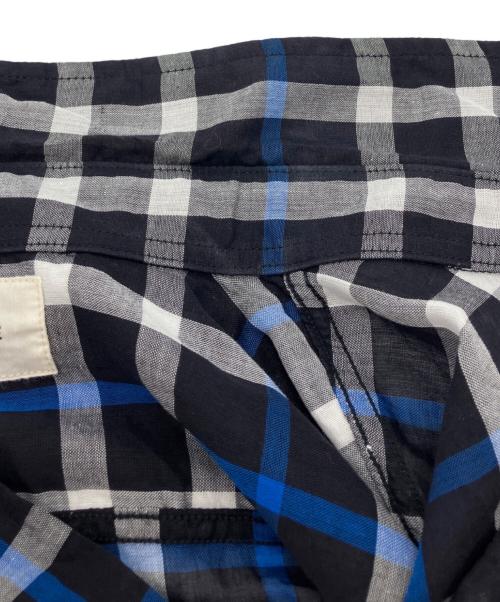 MARKAWARE（マーカウェア）MARKAWARE (マーカウェア) UTILITY SHIRTS COMFORT FIT ORGANIC HOUSE CHECK　コンフォートフィットシャツ　ﾁｪｯｸｼｬﾂ ブラック サイズ:1の古着・服飾アイテム