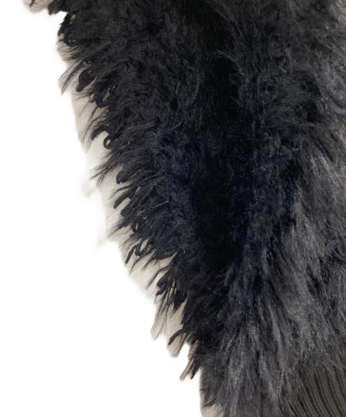 LEINWANDE（ラインヴァンド）LEINWANDE (ラインヴァンド) ドッキングニットベスト ブラック サイズ:Freeの古着・服飾アイテム