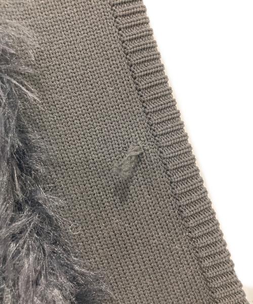 LEINWANDE（ラインヴァンド）LEINWANDE (ラインヴァンド) ドッキングニットベスト ブラック サイズ:Freeの古着・服飾アイテム