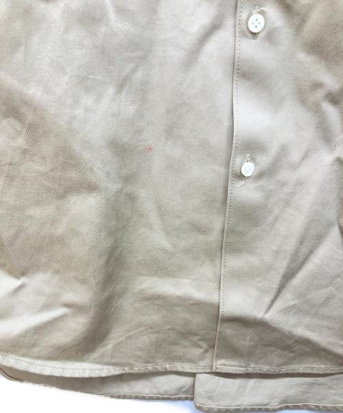 kudos（クードス）kudos (クードス) DOUBLE SLEEVE WORK SHIRTS　ダブルスリーブワークシャツ　シャツジャケット ベージュ サイズ:２の古着・服飾アイテム