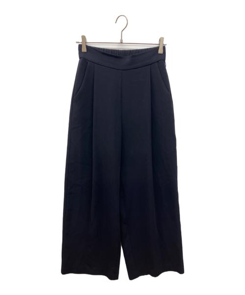 SOEJU（ソージュ）SOEJU (ソージュ) タックワイドパンツ ネイビー サイズ:Mの古着・服飾アイテム