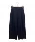 SOEJU（ソージュ）の古着「タックワイドパンツ」｜ネイビー