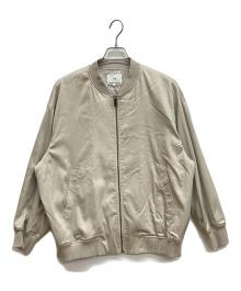 23区（ニジュウサンク）の古着「テンセルナイロンストレッチ MA-1 ブルゾン」｜ベージュ