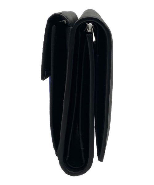 PAUL SMITH（ポールスミス）PAUL SMITH (ポールスミス) ソフティパデッド 3つ折り財布 ブラックの古着・服飾アイテム