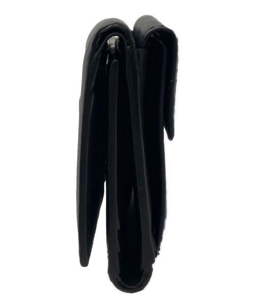 PAUL SMITH（ポールスミス）PAUL SMITH (ポールスミス) ソフティパデッド 3つ折り財布 ブラックの古着・服飾アイテム