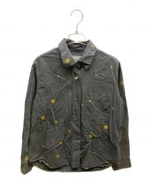 MARGARET HOWELL（マーガレットハウエル）の古着「SPOT PRINT COTTON SILK」｜グレー
