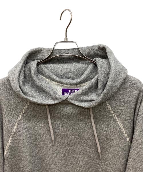 THE NORTHFACE PURPLELABEL（ザ・ノースフェイス パープルレーベル）THE NORTHFACE PURPLELABEL (ザ・ノースフェイス パープルレーベル) Pack Field Hooded Sweatshirt　フーデッドスウェットシャツ グレー サイズ:Mの古着・服飾アイテム