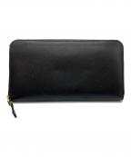 COMME des GARCONSコムデギャルソン）の古着「ラウンドファスナー長財布」｜ブラック