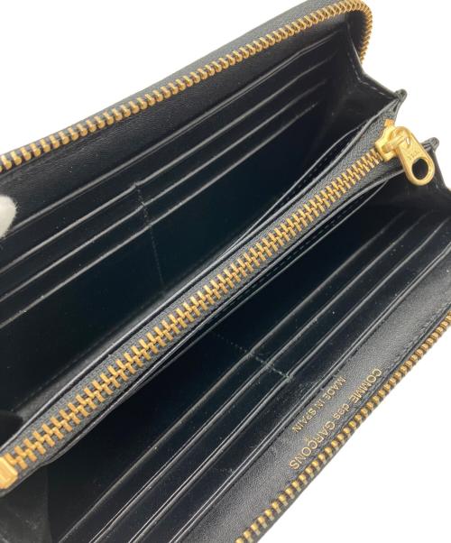COMME des GARCONS（コムデギャルソン）COMME des GARCONS (コムデギャルソン) ラウンドファスナー長財布 ブラックの古着・服飾アイテム