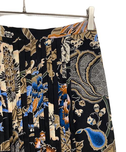 TORY BURCH（トリーバーチ）TORY BURCH (トリーバーチ) プリーツフレアスカート ブラック サイズ:2の古着・服飾アイテム