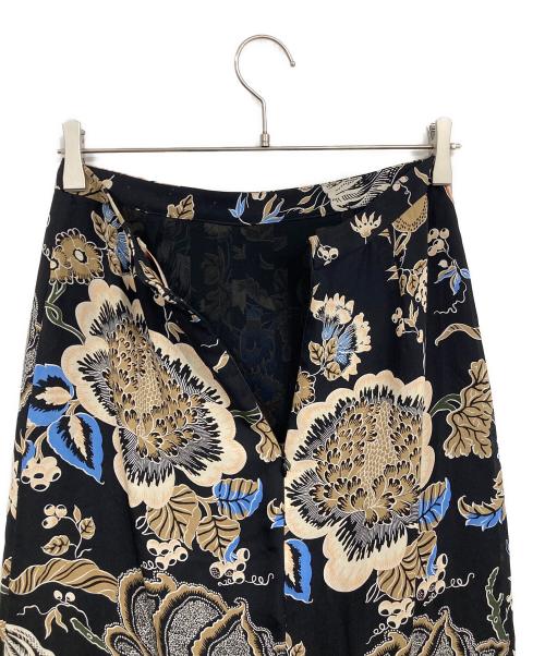 TORY BURCH（トリーバーチ）TORY BURCH (トリーバーチ) プリーツフレアスカート ブラック サイズ:2の古着・服飾アイテム