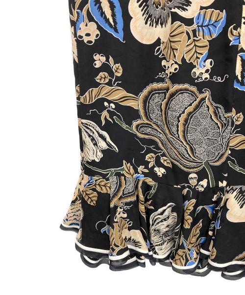 TORY BURCH（トリーバーチ）TORY BURCH (トリーバーチ) プリーツフレアスカート ブラック サイズ:2の古着・服飾アイテム