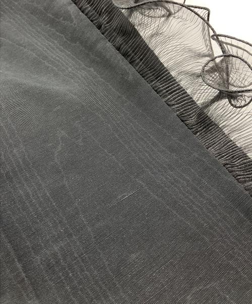 STELLA McCARTNEY（ステラマッカートニー）STELLA McCARTNEY (ステラマッカートニー) サイドフリルフロントプリーツパンツ　タックパンツ ブラック サイズ:40の古着・服飾アイテム