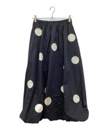 TORY BURCH（トリーバーチ）の古着「ドットバルーンスカート」｜ブラック