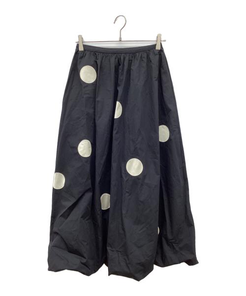 TORY BURCH（トリーバーチ）TORY BURCH (トリーバーチ) ドットバルーンスカート ブラック サイズ:2の古着・服飾アイテム
