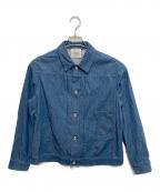 IENA LA BOUCLEイエナ ラ ブークル）の古着「ライトデニムブルゾン」｜ブルー