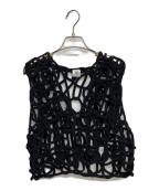 IENA LA BOUCLEイエナ ラ ブークル）の古着「オールオーバーコードエンブベスト」｜ブラック