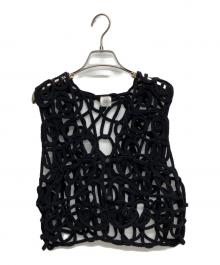 IENA LA BOUCLE（イエナ ラ ブークル）の古着「オールオーバーコードエンブベスト」｜ブラック