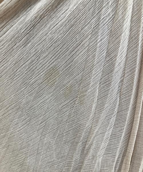 muller of yoshiokubo（ミュラーオブヨシオクボ）muller of yoshiokubo (ミュラーオブヨシオクボ) may GROSSY PLEATS SKIRTS ベージュ サイズ:36の古着・服飾アイテム