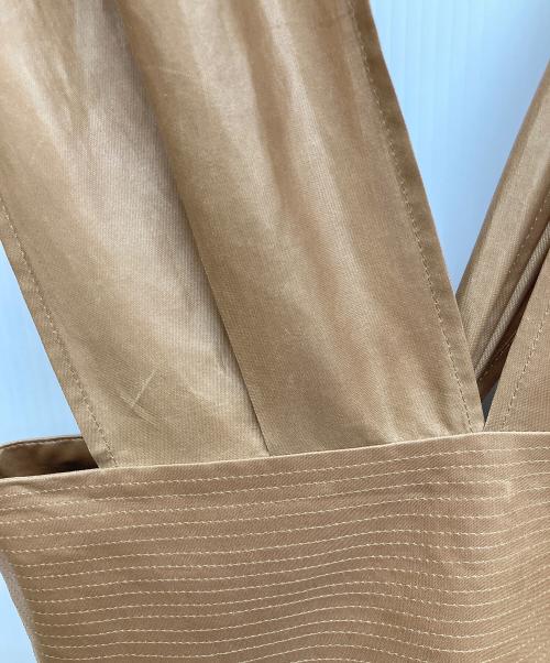 muller of yoshiokubo（ミュラーオブヨシオクボ）muller of yoshiokubo (ミュラーオブヨシオクボ) may GROSSY PLEATS SKIRTS ベージュ サイズ:36の古着・服飾アイテム