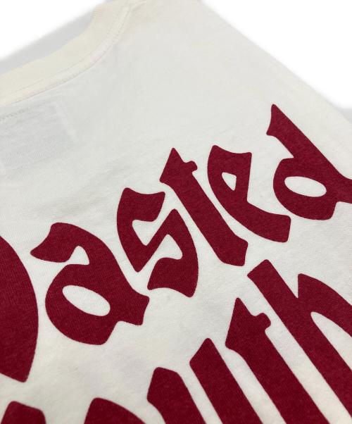 WASTED YOUTH（ウェイステッドユース）Wasted Youth (ウェイステッドユース) ロゴプリントTシャツ ホワイト サイズ:Lの古着・服飾アイテム