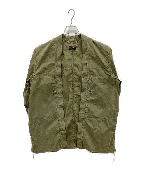 KAPITAL（キャピタル）KAPITAL (キャピタル) Ripstop Aviator KAKASHI Shirt カーキ サイズ:3の古着・服飾アイテム