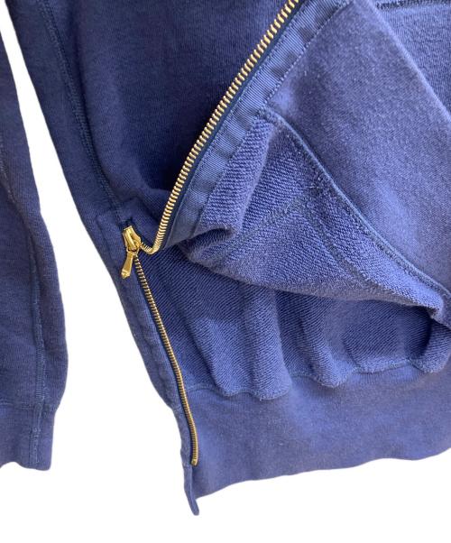 DRAWER（ドゥロワー）DRAWER (ドゥロワー) コットンカシミヤ裏毛パーカー/サイドジップパーカー ネイビー サイズ:1の古着・服飾アイテム