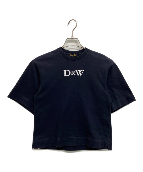 DRAWER（ドゥロワー）Drawer (ドゥロワー) プリントエンブレムTEE ネイビー サイズ:1の古着・服飾アイテム