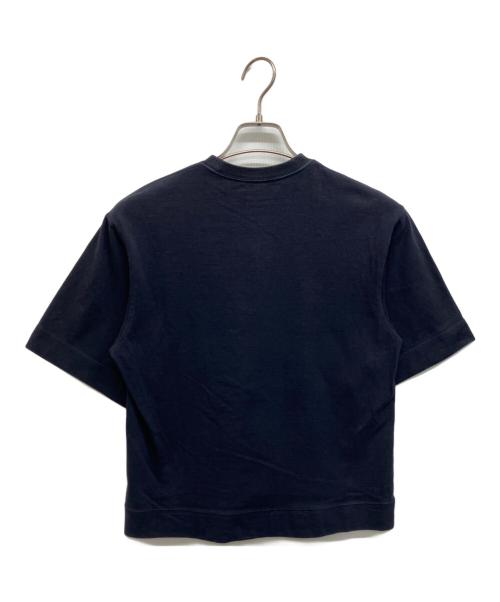 DRAWER（ドゥロワー）Drawer (ドゥロワー) プリントエンブレムTEE ネイビー サイズ:1の古着・服飾アイテム
