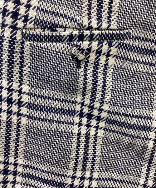 GUCCI（グッチ）GUCCI (グッチ) チェックパンツ ネイビー サイズ:SIZE 42の古着・服飾アイテム