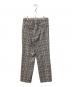 GUCCI (グッチ) チェックパンツ ネイビー サイズ:SIZE 42：24000円