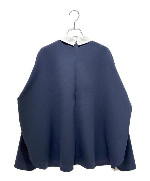 LE PHIL（ル フィル）LE PHIL (ル フィル) スキューバダンボールブラウス ネイビー サイズ:FREEの古着・服飾アイテム