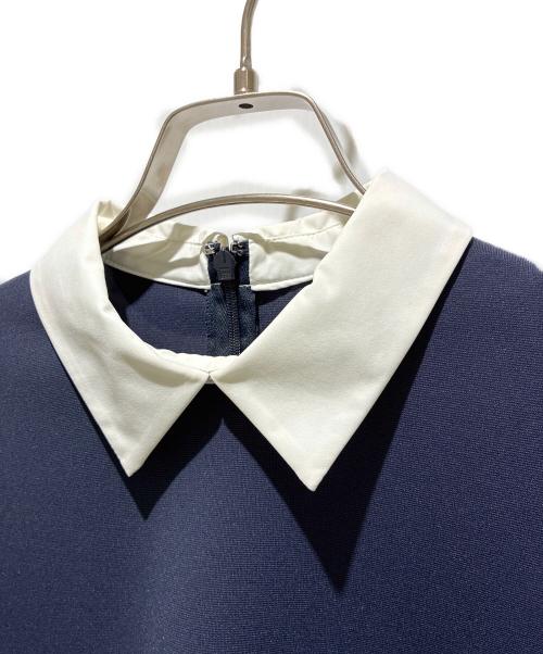 LE PHIL（ル フィル）LE PHIL (ル フィル) スキューバダンボールブラウス ネイビー サイズ:FREEの古着・服飾アイテム